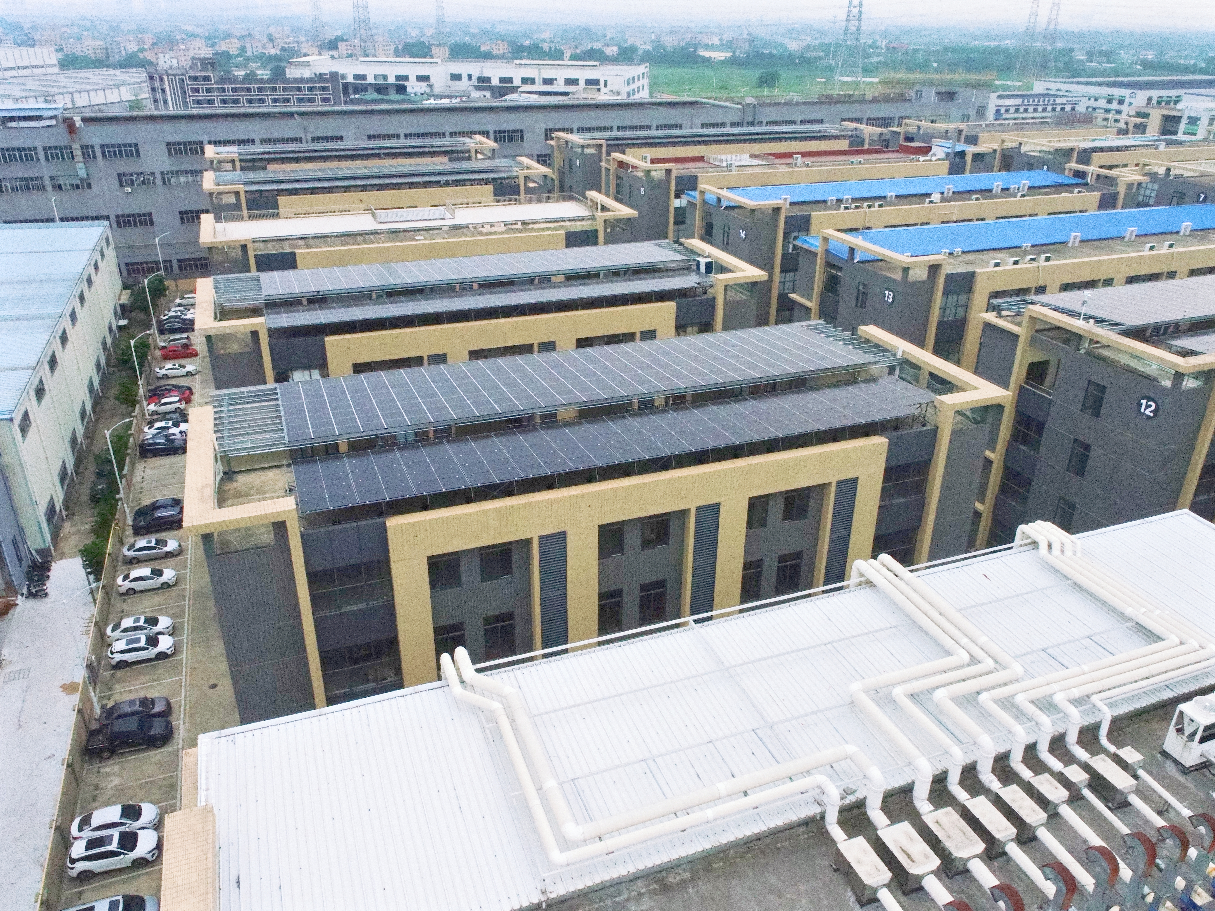 佛山順德機械產業園1.16MW屋頂分布式光伏電站